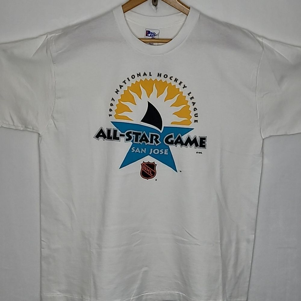 Vintage Pro‎ Player 1997 NHL All Star Game San Jose T Shirt Size XL